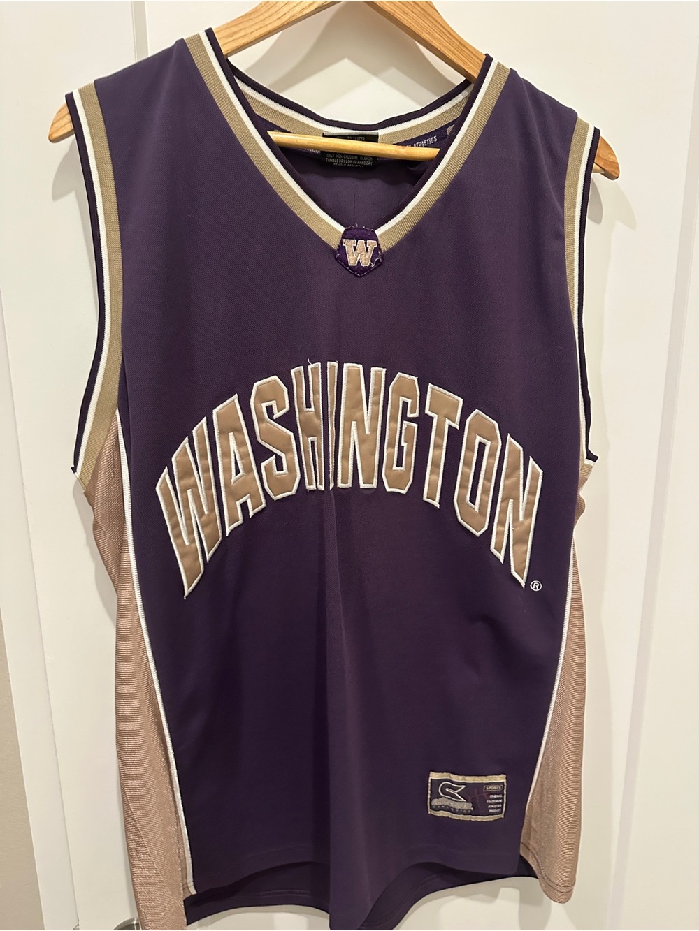 Colosseum Washington Sleeveless Jersey - Purple & Gold